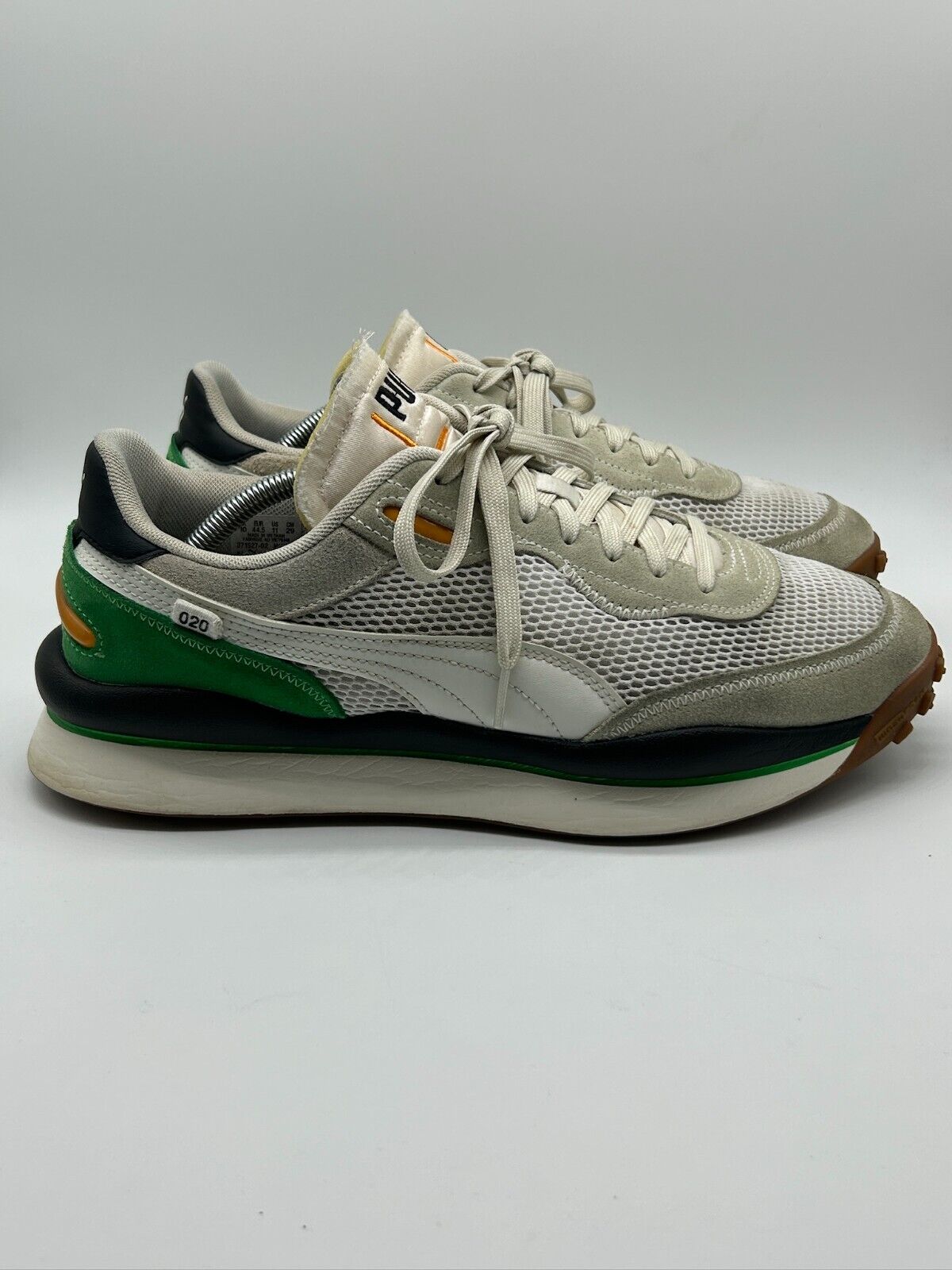 Men's Retro Style Revived! Puma Style Rider Stream On Sneakers Size 11 371527 02